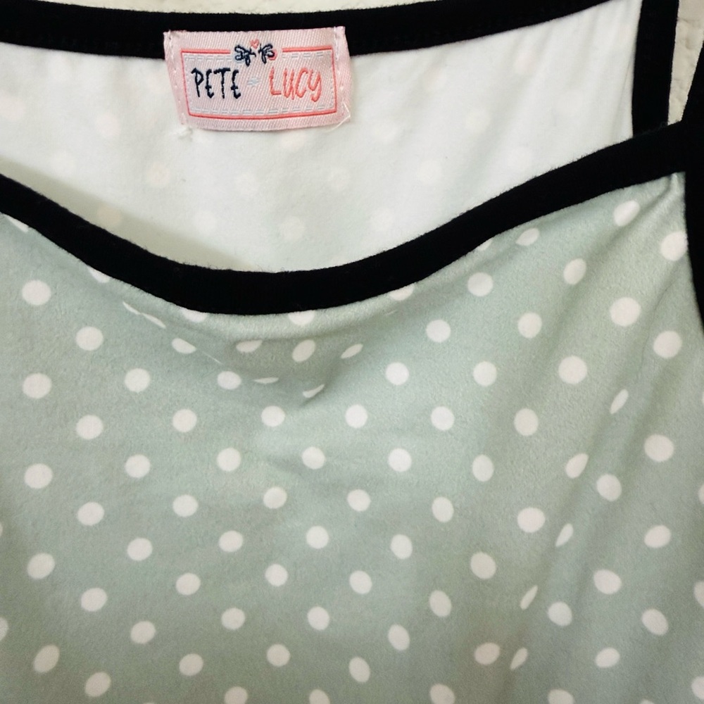 Pete + Lucy • Polka Dot and Floral Twirl Dress - Picture 4 of 5